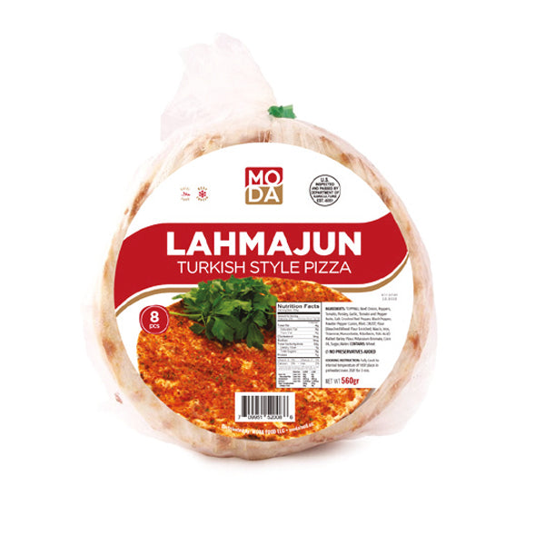 Moda Lahmajun With Beef (Turkish Pizza), Mild, 8pcs