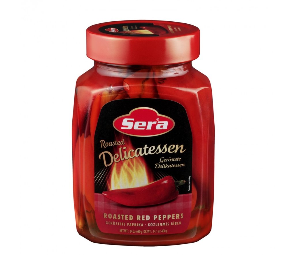 Sera Roasted Mild Red Peppers 680gr