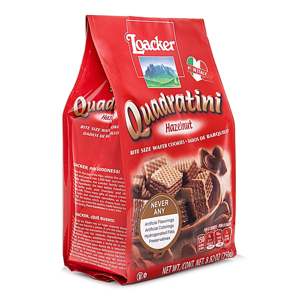 Loacker Quadratini - Hazelnut 250gr