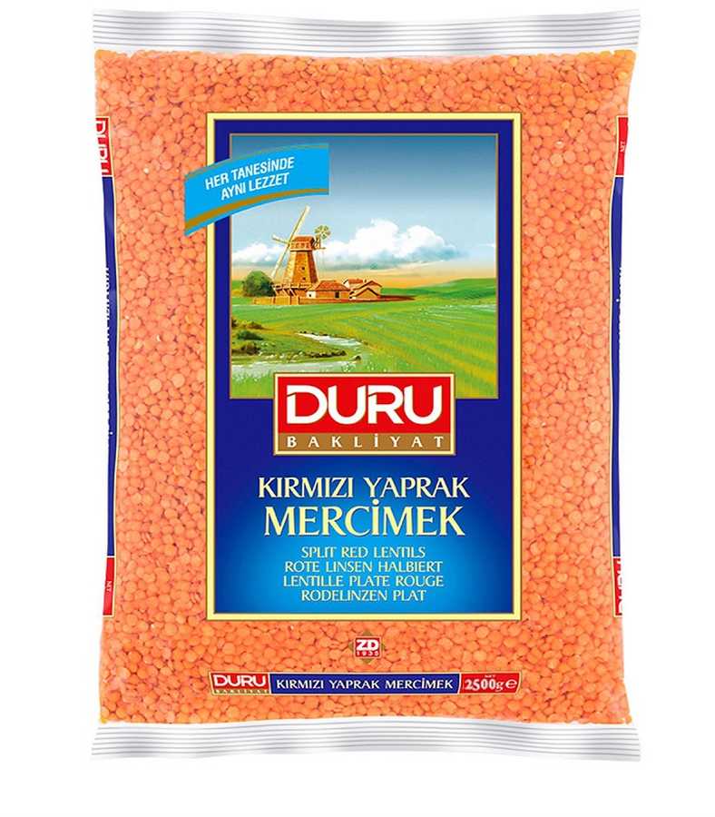 Duru Split Red Lentil 2500gr