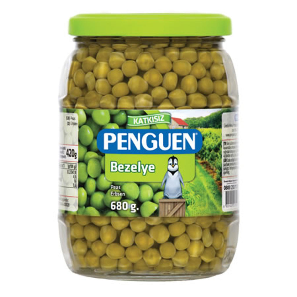 Penguen Green Peas 680gr Glass