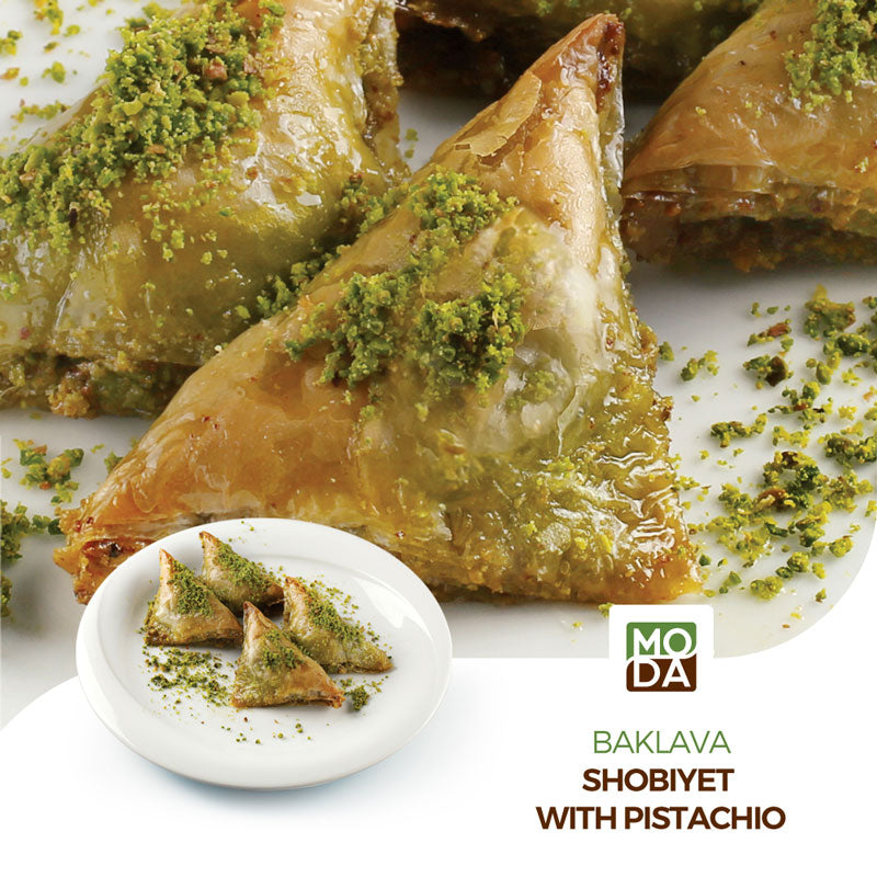 Moda Baklava, Shobiyet With Pistachio, 30pcs, 2.75lb